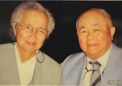 Eiji and his wife, June Yanagisawa, who has accompanied him to 10 annual meetings.