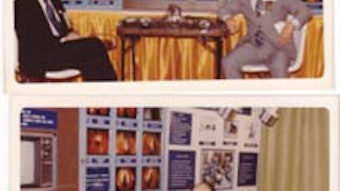 1977: Eiji Yanagisawa, MD, and Howard W. Smith, MD, with the scientific exhibit