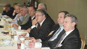 Industry Round Table attendees focused on presentations and vital updates about the specialty.