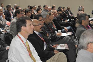 Educational sessions had standing room only.