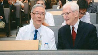 Prof. Wei and Dr. Myers, at the Taiwan Head and Neck Society Meeting.