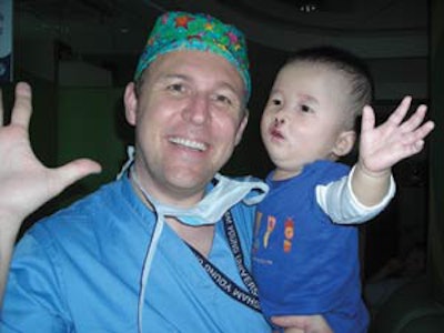 Robert Glade, MD, and patient.