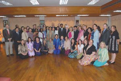 Healing the Children team with HRH Princess Maha Chakri Sirindhorn.
