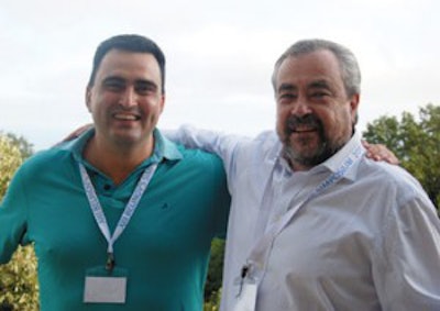 Prof. Dan Fliss, Israel (R), and Dr. Mario Milkov, Bulgaria.