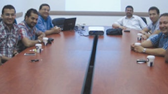 Members of the El Khadra ENT Department (r. to l.): Dr. Nureddin Ben Sabaan; Dr. Abdulmotaleb Shamam; Dr. Hiethem Khlatt; Mr. Aziz Abushaala FRCS (Gl.), ORL-HN Surgeon; Dr. Khaled Eljallah, MD, FRCSC, Head of ENT Department El Khadra Hospital; Dr. Murad Elhuderi; Dr. Seraj Oun; and Dr. Khaled Mohsen.
