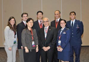 Left to right, starting with back row: Cristina Baldassari, MD; Matthew W. Ryan, MD; Jack J. Jiang, MD, PhD; David H. Darrow, MD; Stephen C. Maturo, MD. Front row: Judith E. C. Lieu, MD; Michael Friedman, MD; Cecelia Schmalbach, MD