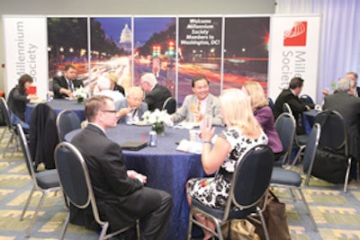 Millennium Society donors enjoying lunch during the 2012 AAO-HNS/F Annual Meeting & OTO EXPO
