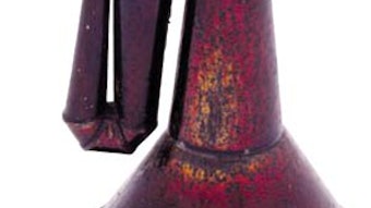 Ear Trumpet, tin, dating from 1840-1900. Rosalind N. and David Myers Hearing Aid Collection