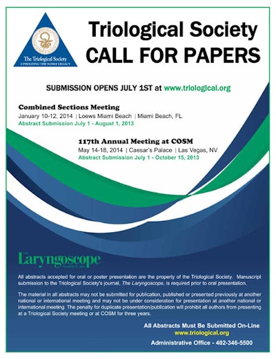The Triological Society | AAO-HNS Bulletin