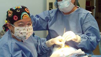 Dr. Cheung-Phillips in the OR