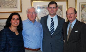 Drs. Chandrasekhar, Edelstein, and Hammerschlag with Assemblyman Micah Kellner.
