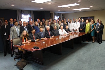 AAO-HNS Members prepared to meet their respective Members of Congress on Capitol Hill.