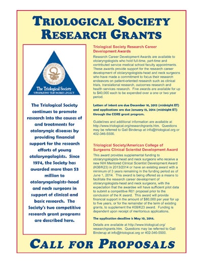 Triological Society | AAO-HNS Bulletin