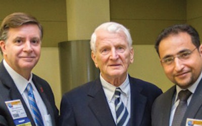 (left to right) Gregory W. Randolph, MD; Eugene N. Myers, MD; and Ahmed H. Allam, MD.