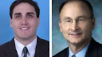 From left: Stephen Maturo, MD, Brooke Army Medical Center, and David Tunkel, MD, Johns Hopkins University