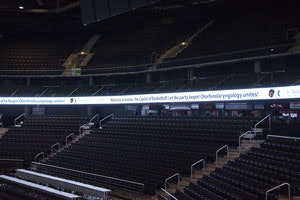 Inside Zalgiris Arena. Welcome to Kaunas, the capital of basketball! Otorhinolaryngology unites!
