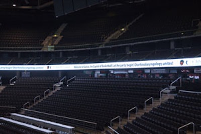 Inside Zalgiris Arena. Welcome to Kaunas, the capital of basketball! Otorhinolaryngology unites!