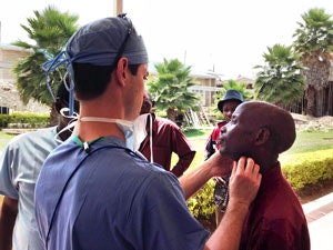 Dr. Tracy evaluates a patient with a neck mass.