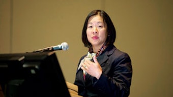 Sandra Y. Lin, MD, assistant chair of the Clinical Practice Guideline: Allergic Rhinitis, presents at the AAO-HNSF 2014 Annual Meeting & OTO EXPOSM in Orlando, Florida.