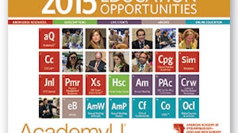 The AcademyU® Learning Opportunities booklet highlights the AAO-HNS/F education portfolio.