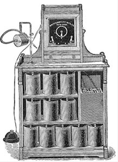 Office electrical DC power source.