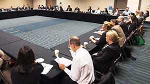 The 2014 Editorial Board Meeting was well attended even at 6 am.