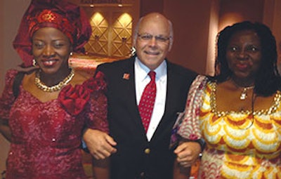 Past-President James L. Netterville, MD, welcomed International Guests to the International Reception.