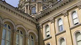 The AAO-HNS is looking for volunteer State Trackers in Iowa (Iowa Capitol pictured) and eight other states.