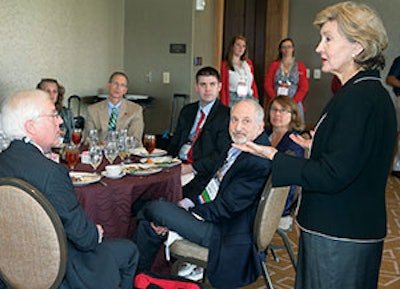Kay Bailey Hutchison, former U.S. Senator from Texas, with ENT PAC donors.