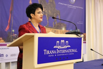 Suela Salavacci, MD, PhD, president of the Albanian and Balkan Societies of Otolaryngology–Head and Neck Surgery.