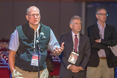 Attendees asked questions during the Miniseminar on Regent.