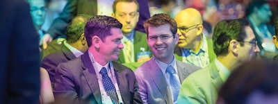 Members networked with colleagues and associates prior to the Annual Meeting Opening Ceremony.