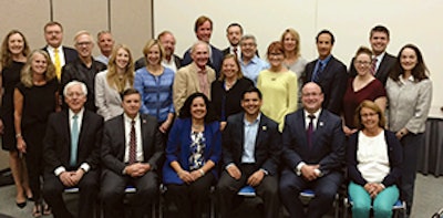 U.S. Rep. Raul Ruiz, MD, from California’s 36th District (front row, fourth from left) with ENT PAC Leadership Club donors and All-Star Advocates.