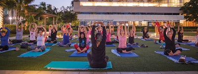 The WIO Sunrise Yoga session at the Annual Meeting was an inspired way to energize the mind and body for sustained performance through the day.