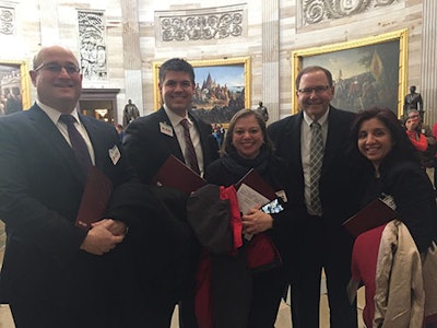 (Left to right) Gavin Setzen, MD; Michael D. Puricelli, MD; Stacey L. Ishman, MD, MPH; James C. Denneny III, MD; Ayesha N. Khalid, MD.