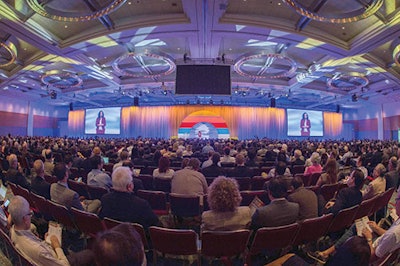 Opening session at the AAO-HNSF 2016 Annual Meeting, which was held in San Diego.