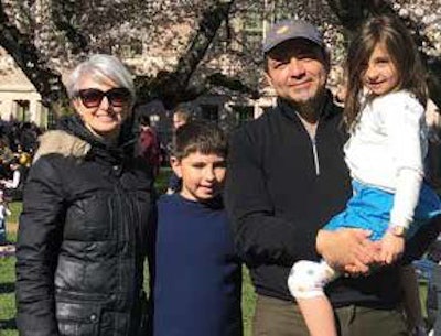 Dr. Merati with his family.