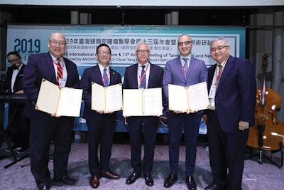 International faculty at the 2019 International Conference & 13th Annual Meeting of Taiwan Head and Neck Society (THNS), which is the first Joint Meeting with AAO-HNSF.