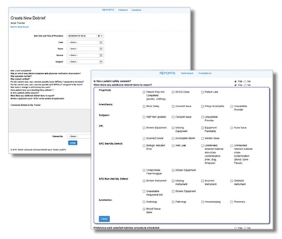 Figure 1: Sample debriefing