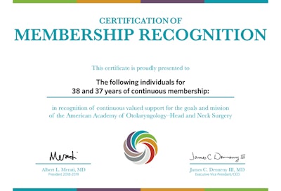 38 37 Yr Member Certificate