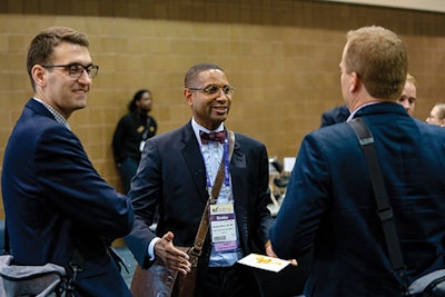 Mentors and mentees enjoy camaraderie and expressions of gratitude at the Resident Reviewer Development Program Reception during the AAO-HNSF 2019 Annual Meeting & OTO Experience.
