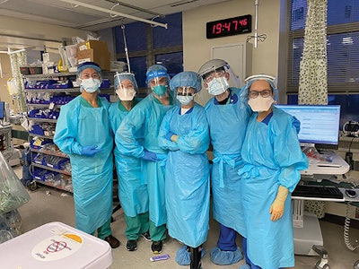 Left to right: Kevin Wong, PGY2; Christine Barron, PGY2; Doug Worrall, PGY5; Jaclyn Klimczak, PGY4; Eli Kinberg, PGY3; Noel Phan, PGY2