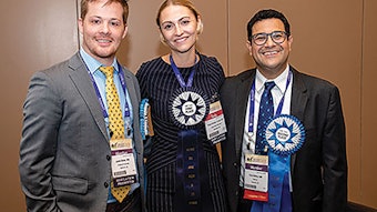 2019 SIM Tank Winners (L-R): Justin R. Shinn, MD (third place); Fanny Gabrysz-Forget, MD (first place); and Tulio A. Valdez, MD (second place).