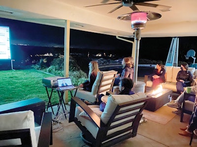 Loma Linda University Ear, Nose, and Throat Surgery faculty, fellows, residents, medical students, and otolaryngology colleagues in the inland empire region held an outdoor screening of the history of WIO documentary, “Four Days in Boston,” followed by discussion.