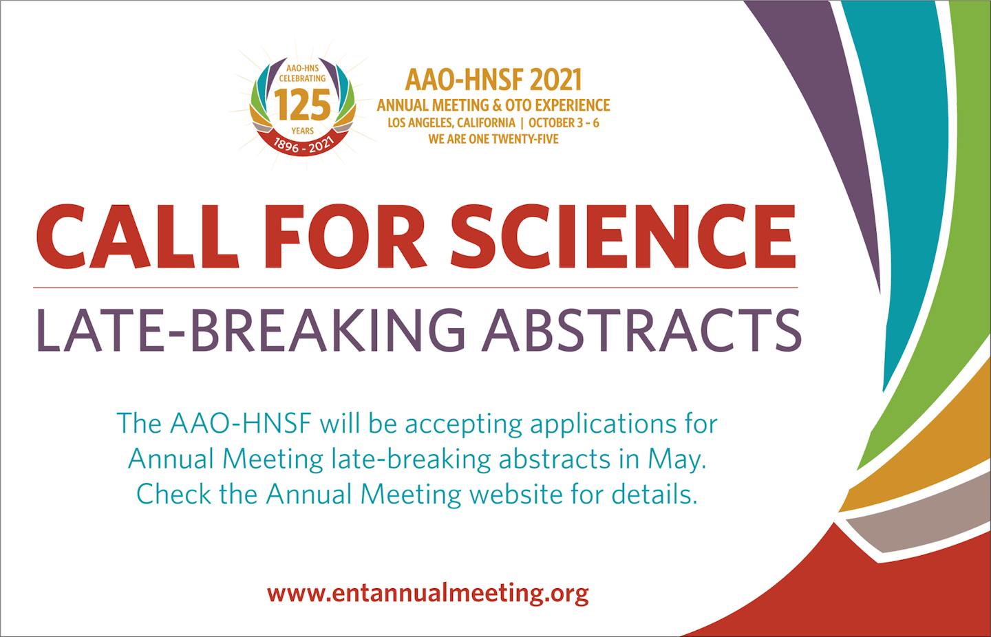 Call for Science LateBreaking Abstracts AAOHNSF Bulletin