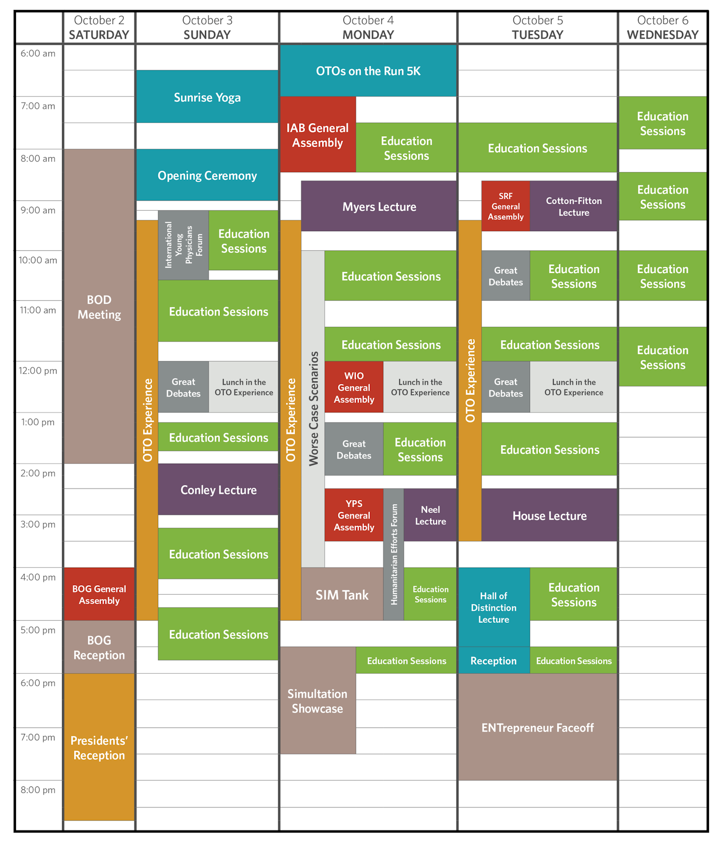 AAO-HNSF 2021 Annual Meeting & OTO Experience: Schedule at a Glance AAO-HNSF 2021 Annual Meeting & OTO Experience: Schedule at a Glance