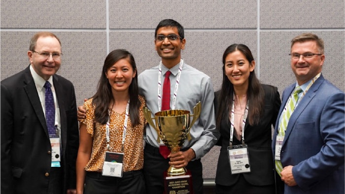 The team from Massachusetts Eye and Ear Infirmary/Harvard Medical School takes first place.