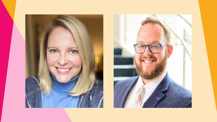 From left: Carolyn D. Alonso and Travis Carlson