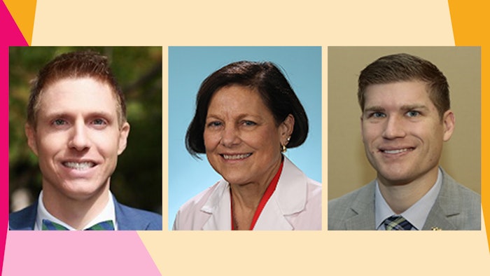 From left: Ryan Haumschild, Bernadette Henrichs, and John B. Hertig