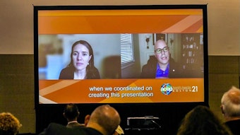 Left to right: Anne Zink, MD, FACEP (Alaska) and Steven Stack, MD, MBA, FACEP (Kentucky).